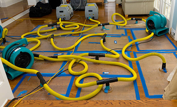 Professional Crawl Space Water Removal technician working in Waterford, ME